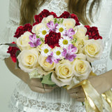 Falling in Love Wedding Combo D.I.Y. Roses - Carnations - Asters - Mini Callas - Alstroemerias & Fillers