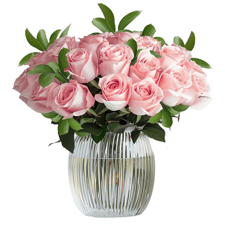 (BDx10) Royal Light Pink Roses Table Centerpiece
