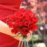Red Roses Bridesmaids Bouquets