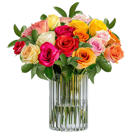 (BDx10) Royal Assorted Roses  3 Centerpieces