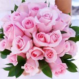 Bridal Bouquet with Light Pink Roses