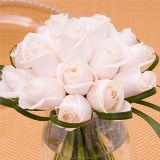 Wedding Centerpieces with Ivory Roses