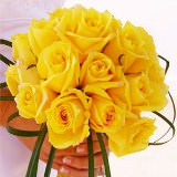Bridal Bouquet with Yellow Roses