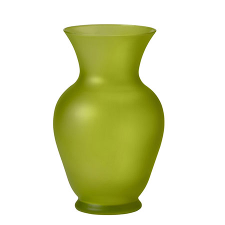 (OASIS) 11 Bqt Vase, Apple Green Matte - 45-05905 For Delivery to Trenton, New_Jersey