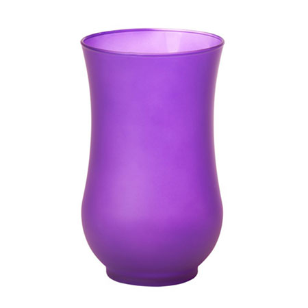 (OASIS) 9 Hurricane Vase, Purple Matte - 45-32708 For Delivery to Staten_Island, New_York