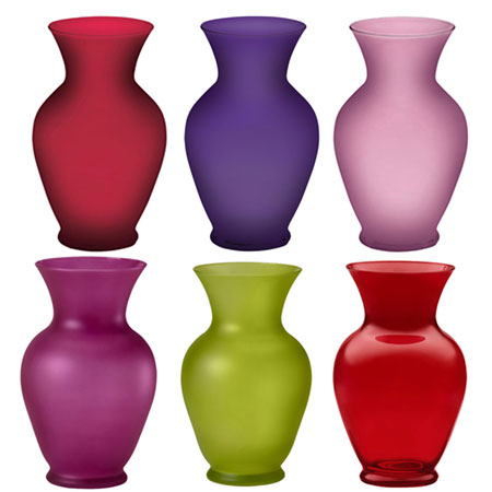 (OASIS) Bouquet Color Vases Choose Your Quantity For Delivery to Norwich, Connecticut
