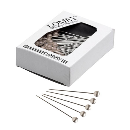(OASIS) 2 Lomey Corsage Pin, Pewter - 0962 For Delivery to West_Palm_Beach, Florida