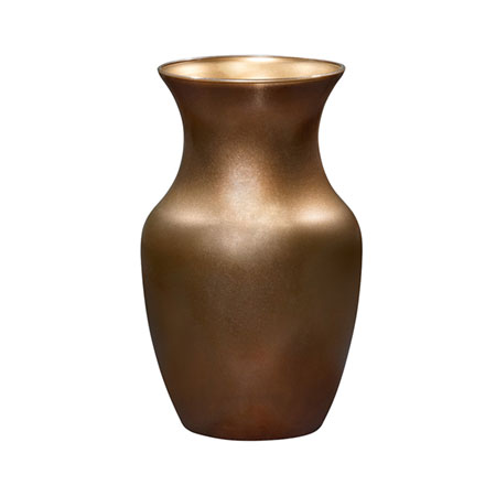 (OASIS) Rose Vase, Caramel Ice - 45-08999 For Delivery to Rome, New_York