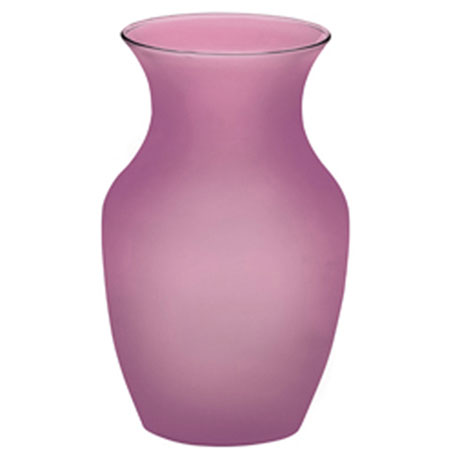 (OASIS) Rose Vase, Pink Matte - 45-02999 For Delivery to Hamilton, Ohio
