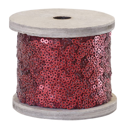 (OASIS) Oasis Sequin Wrap, Ruby Matte - 41-12384 For Delivery to Gilroy, California