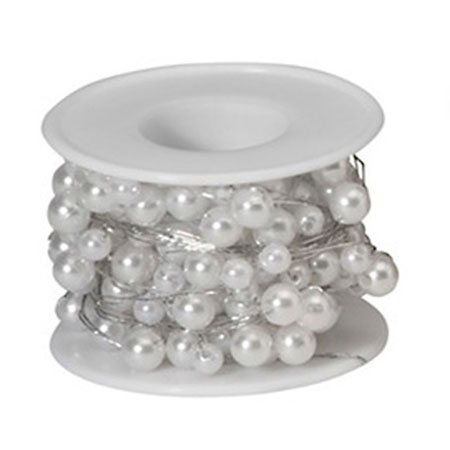 (OASIS) Oasis Beaded Wire, White - 2730 For Delivery to Cincinnati, Ohio