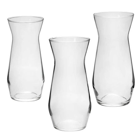 (OASIS) Clear Paragon Vase Qty For Delivery to Lincoln, Nebraska