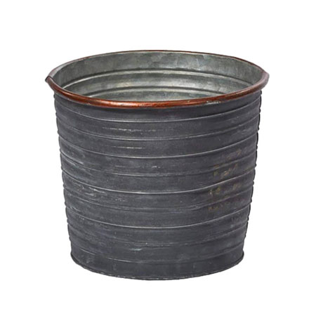 (OASIS) Tin Pot, 6-1/2 Slate CS X 9 / 45-22017-CASE For Delivery to Faqs.Html, :