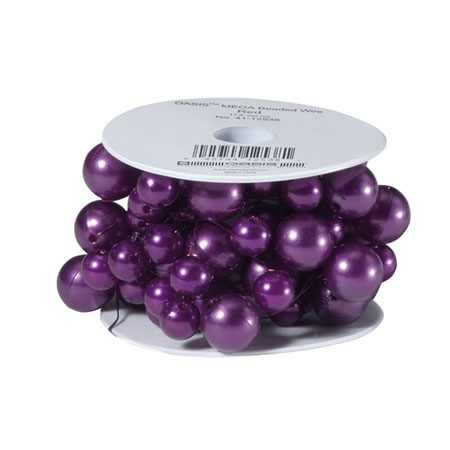 (OASIS) Oasis Mega Beaded Wire, Purple - 41-12539 For Delivery to Taylor, Michigan