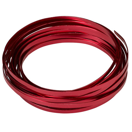 (OASIS) Flat Wire, Red, 3/16W, 32.8 ft. roll CS X 10 / 40-02778-CASE For Delivery to Alameda, California