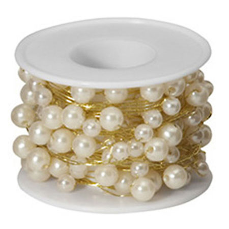 (OASIS) Beaded Wire Ivory -41-02731 For Delivery to Bismarck, North_Dakota