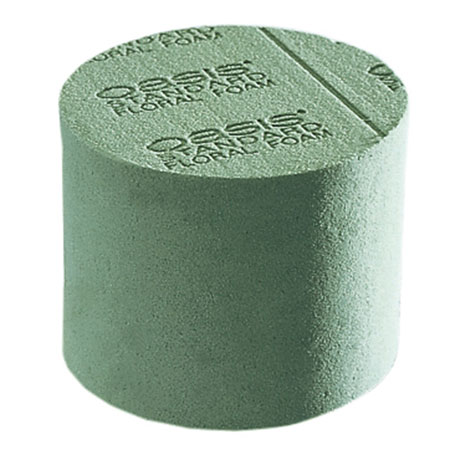 (OASIS) Floral Foam #6 Cylinder, 4D x 3-3/16H CS X 36 / 11-03210-CASE For Delivery to Connecticut