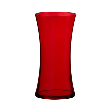(OASIS) 8 Gathering Vase, Translucent Red - 45-09940 For Delivery to Utica, New_York