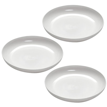 (OASIS) LOMEY Designer Dish, 11 White CS X 6 / 45-01422-CASE For Delivery to Missouri