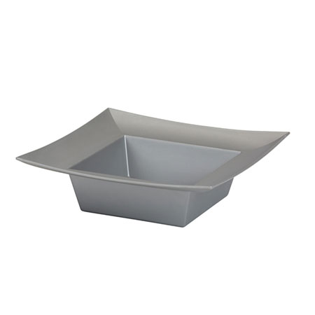 (OASIS) ESSENTIALS Square Bowl, Silver - 45-82306 For Delivery to Jacksonville, Arkansas