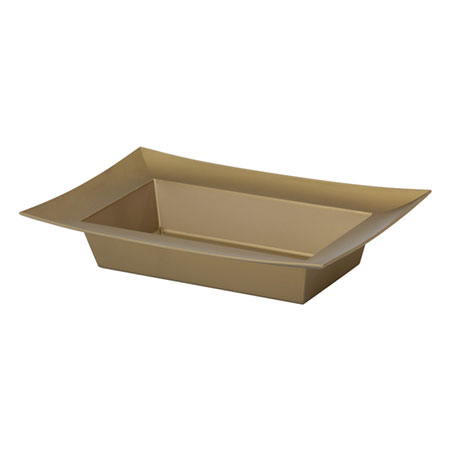 (OASIS) ESSENTIALS Rectangle Bowl, Gold - 45-82405 For Delivery to Grand_Rapids, Michigan