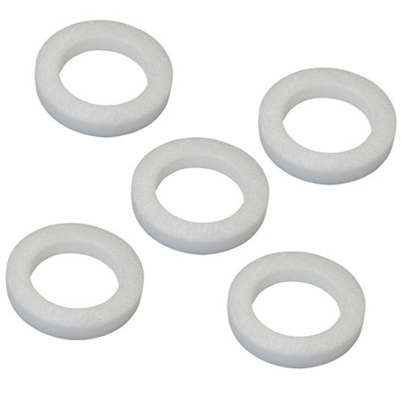 (OASIS) 20 White STYROFOAM® Beveled Wreath - FW-20 For Delivery to Mustang, Oklahoma