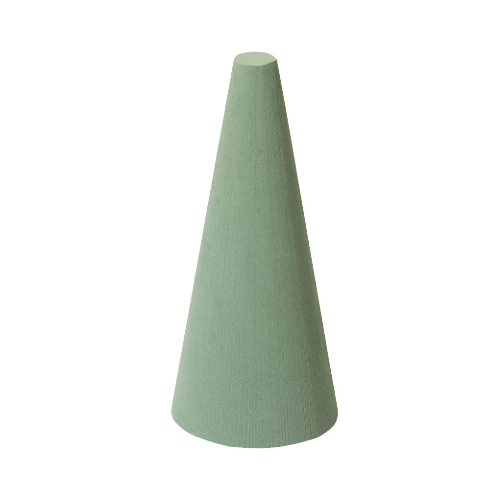 OASIS® Floral Foam Cone 24cm [FloralFoamCone (5)24cm. No.1224.] - £12.50 :  FLORAL MECHANICS, SUPPLIERS OF FLORAL SUNDRIES TO FLOWER ARRANGERS AND  FLOWER CLUBS