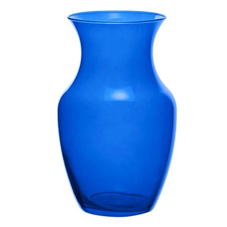 (OASIS) 8 Rose Vase, Cobalt CS X 12 / 45-30023-CASE For Delivery to Newark, Ohio
