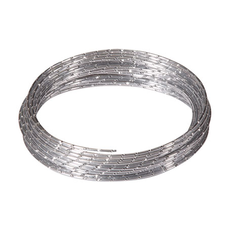 (OASIS) Diamond Wire, Silver, 12 ga, 32.8 ft. roll 1 X PK / 40-12581-PACK For Delivery to South_Dakota