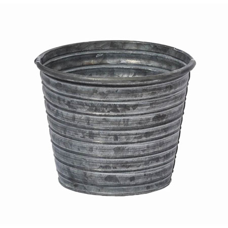 (OASIS) Tin Pot, 5-1/2 Galvanized CS X 12 / 45-22015-CASE For Delivery to Flower_Mound, Texas