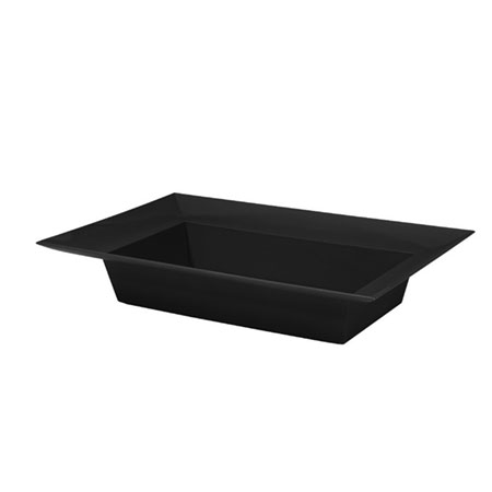 (OASIS) ESSENTIALS Rectangle Bowl, Onyx CS X 24 / 45-82402-CASE For Delivery to Durant, Oklahoma