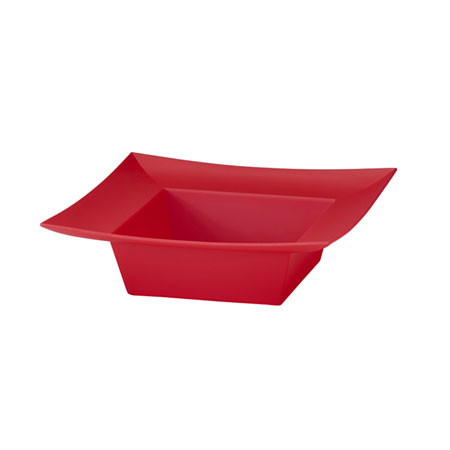 (OASIS) ESSENTIALS Square Bowl, Red - 45-82303 For Delivery to Starkville, Mississippi