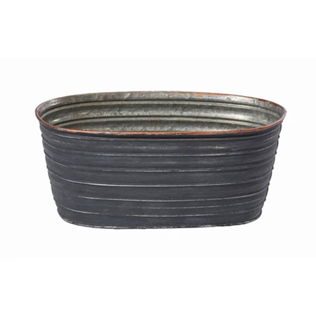 (OASIS) Tin Oval, 8-1/2 Slate CS X 12 / 45-22021-CASE For Delivery to Smithtown, New_York