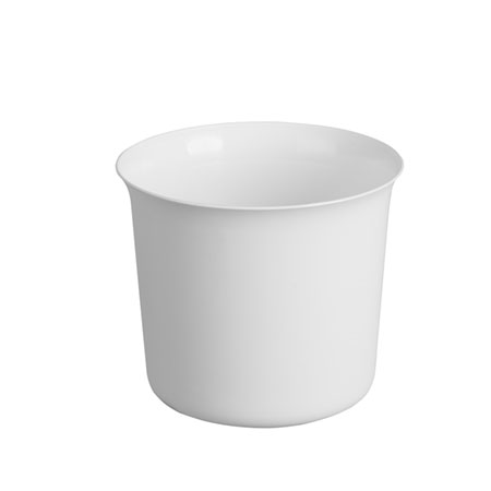 (OASIS) 4-1/2 OASIS Cache Pot, White - 45-80501 For Delivery to White_Plains, New_York