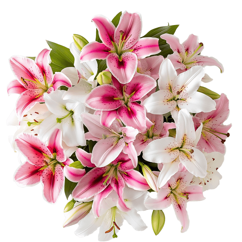 (OC-HB) Qty of Assorted Oriental Lillies