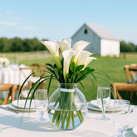 3 Beautiful Calla Lily Wedding Centerpieces