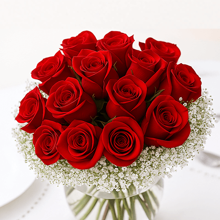 Wedding Centerpieces with Red Roses