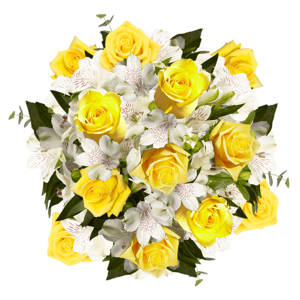 Bouquet Yellow and White Flowers Online