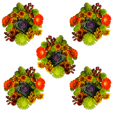 (HB) Fall Flower Arrangement Hen