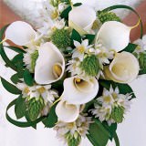 (DUO) Bridal Bqt Calla Lilies and Star of Bethlehem