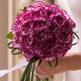 bridal-bouquet-purple-carnation-roses