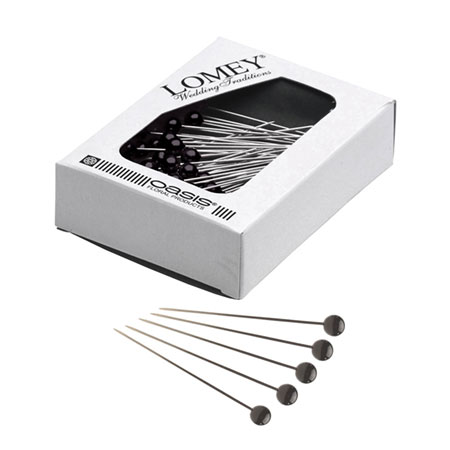 2&quot; LOMEY&#174; Black Corsage Pins