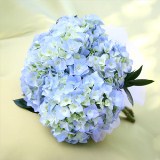 bridesmaid-bouquet-blue-hydrangea