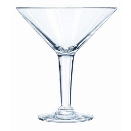6 (10&quot; ) Clear Grande Martinis