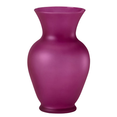 (OASIS) 11 Bqt Vase, Strong Pink Matte - 45-04905