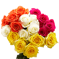 100 Assorted Colors of Roses