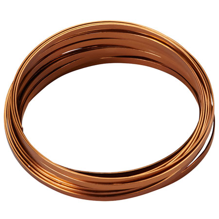 (OASIS) Flat Wire, Copper, 3/16W, 32.8 ft. roll 1 X PK / 40-02773-PACK