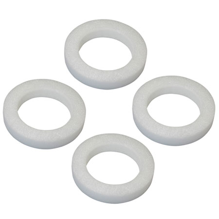 18&quot; White STYROFOAM&#174;  Beveled Wreaths