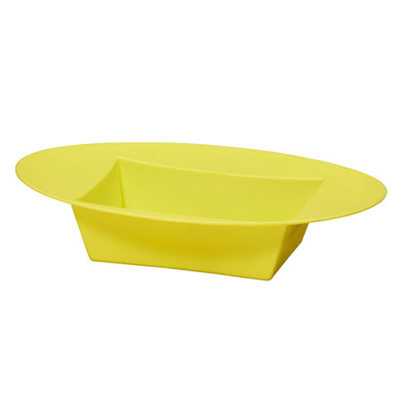 (OASIS) ESSENTIALS Oval Bowl, Yellow - 45-82209