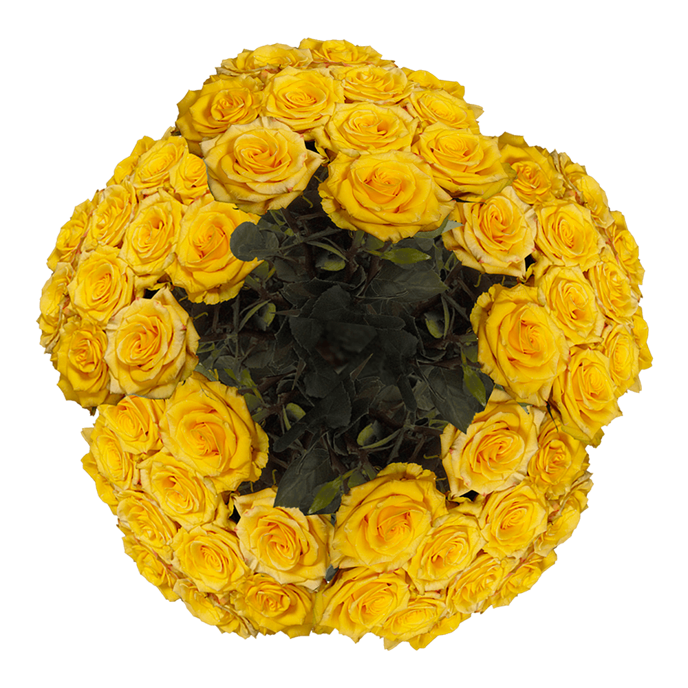 Buying Wholesale Yellow Roses with Red Petals